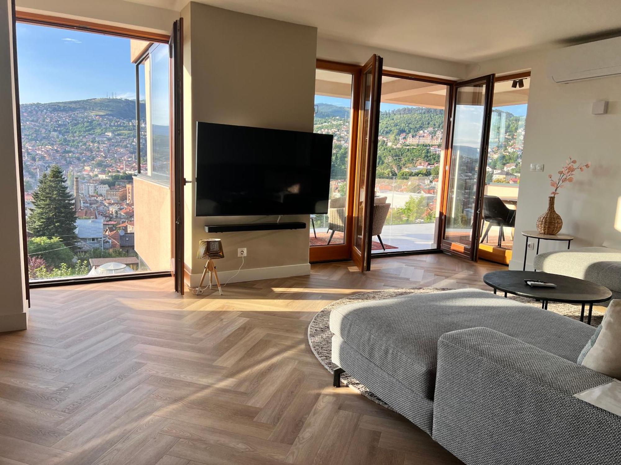 The Penthouse Sarajevo Apartment Стая снимка